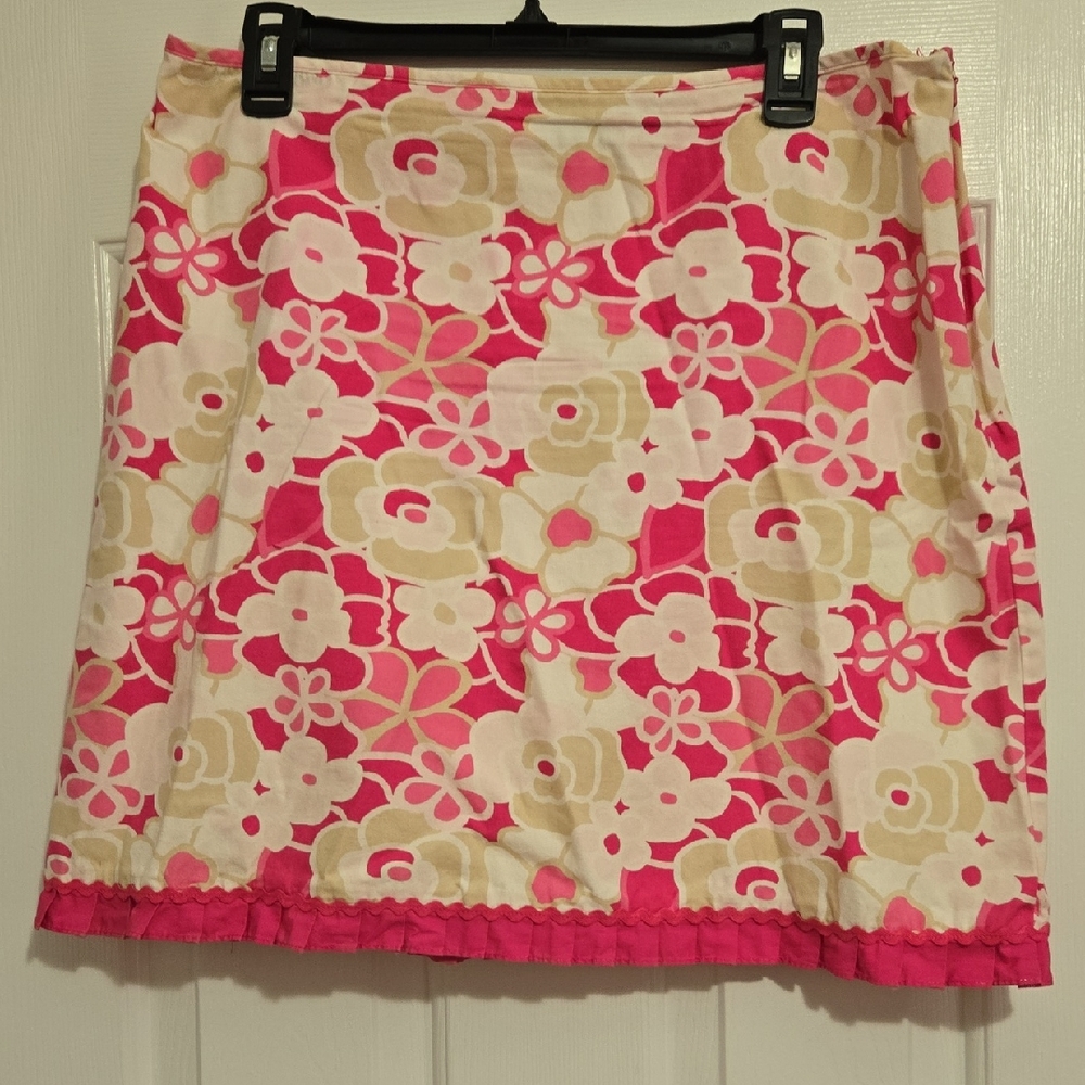 Chic Floral A-Line Skirt